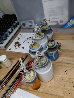 Bases painted with Aggaros Dunes