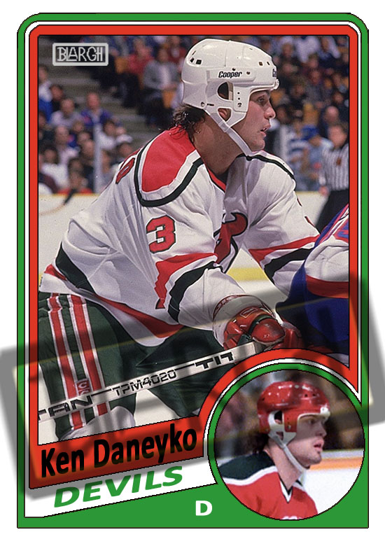 KEN DANEYKO  New Jersey Devils 1988 Home CCM Vintage Throwback NHL Hockey  Jersey