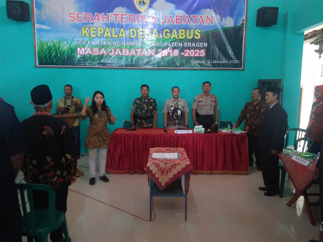 Lepas Sambut Dari Pjs Kepada Kades Terpilih Desa Gabus