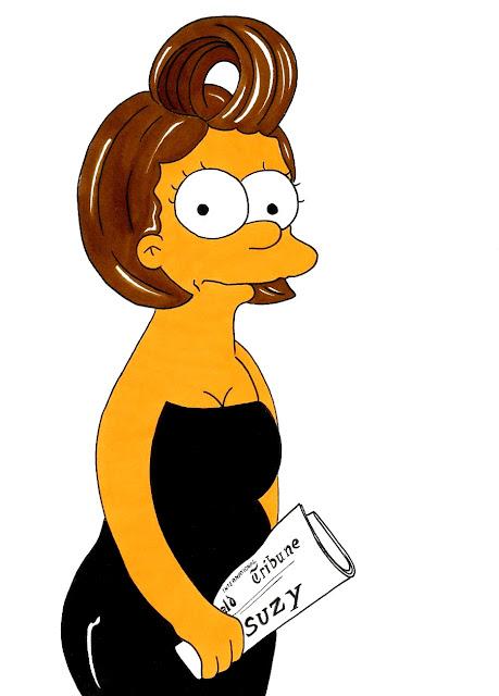 Suzy Menkes by Matt Groening