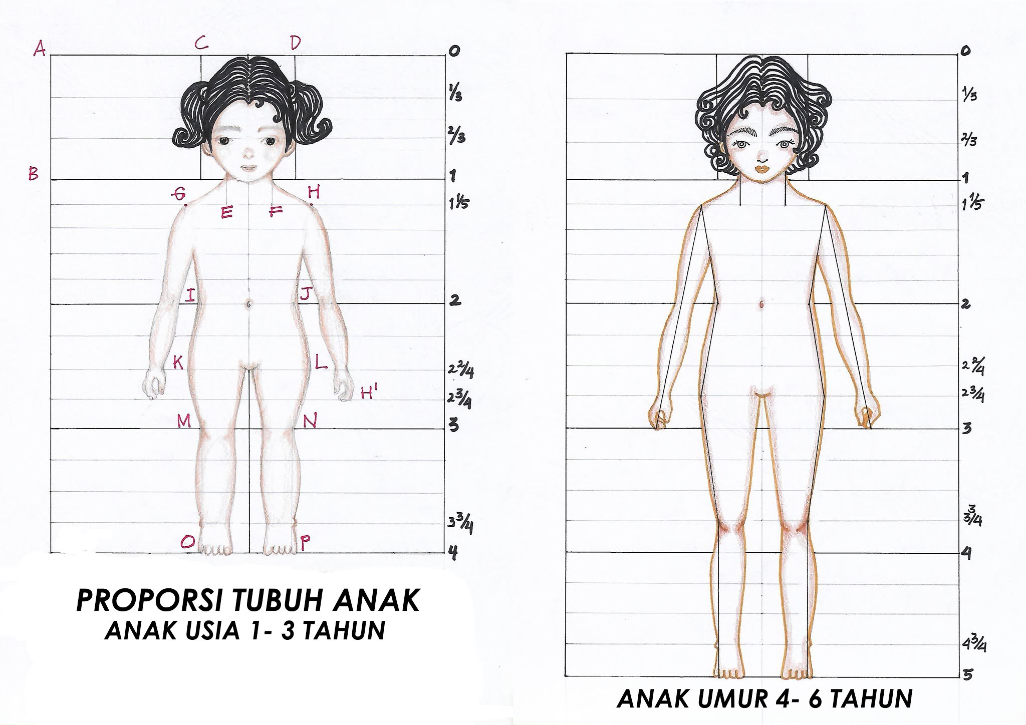 Penggambaran proporsi disesuaikan dengan