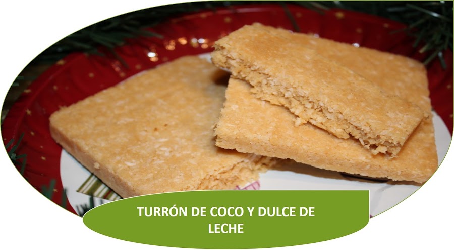 TURRÓN DE COCO Y DULCE DE LECHE ¡FÁCIL! {THERMOMIX}