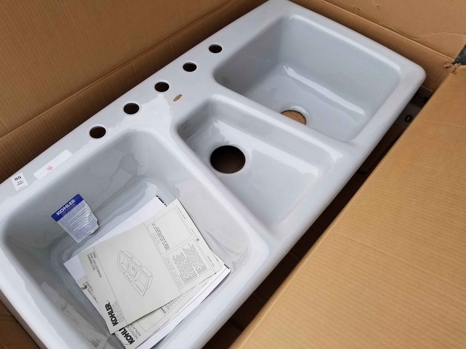 Find Discontinued Plumbing Fixtures Kohler TRIESTE triple basin sink