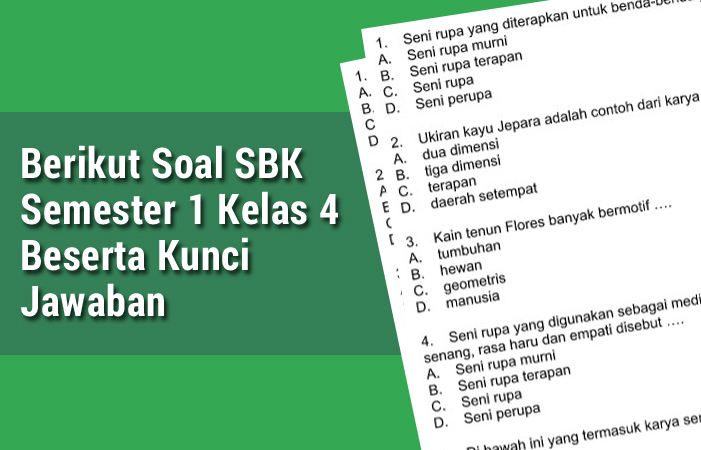 Download soal uh kelas 4 sbk ktsp semster 1
