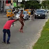 Lagosians Outraged As Traffic Was Stopped For A Lady In Bikini To Take Photos