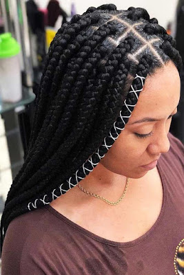 Latest African Big Box Braids 2019: The Most Beautiful & Extra-ordinary ...