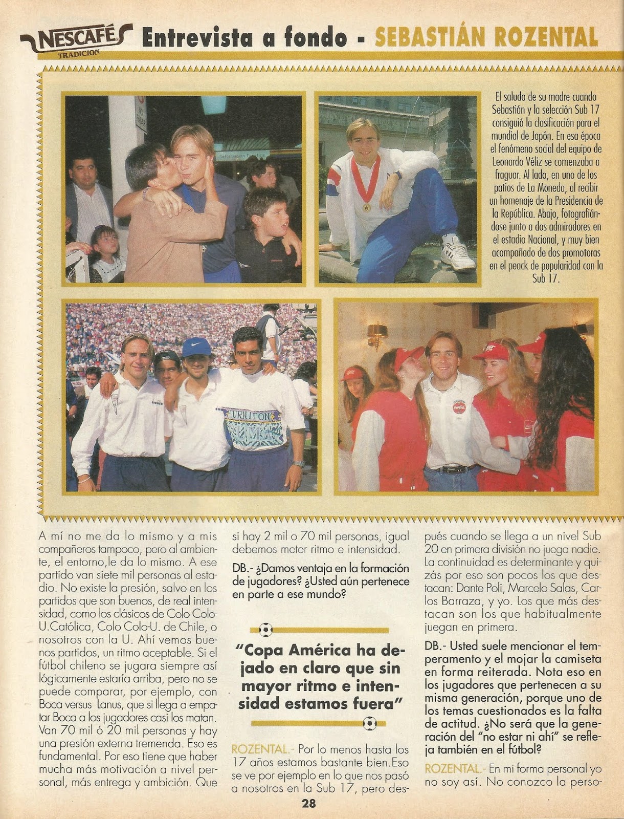 Partidos de la Roja Sebastián Rozental