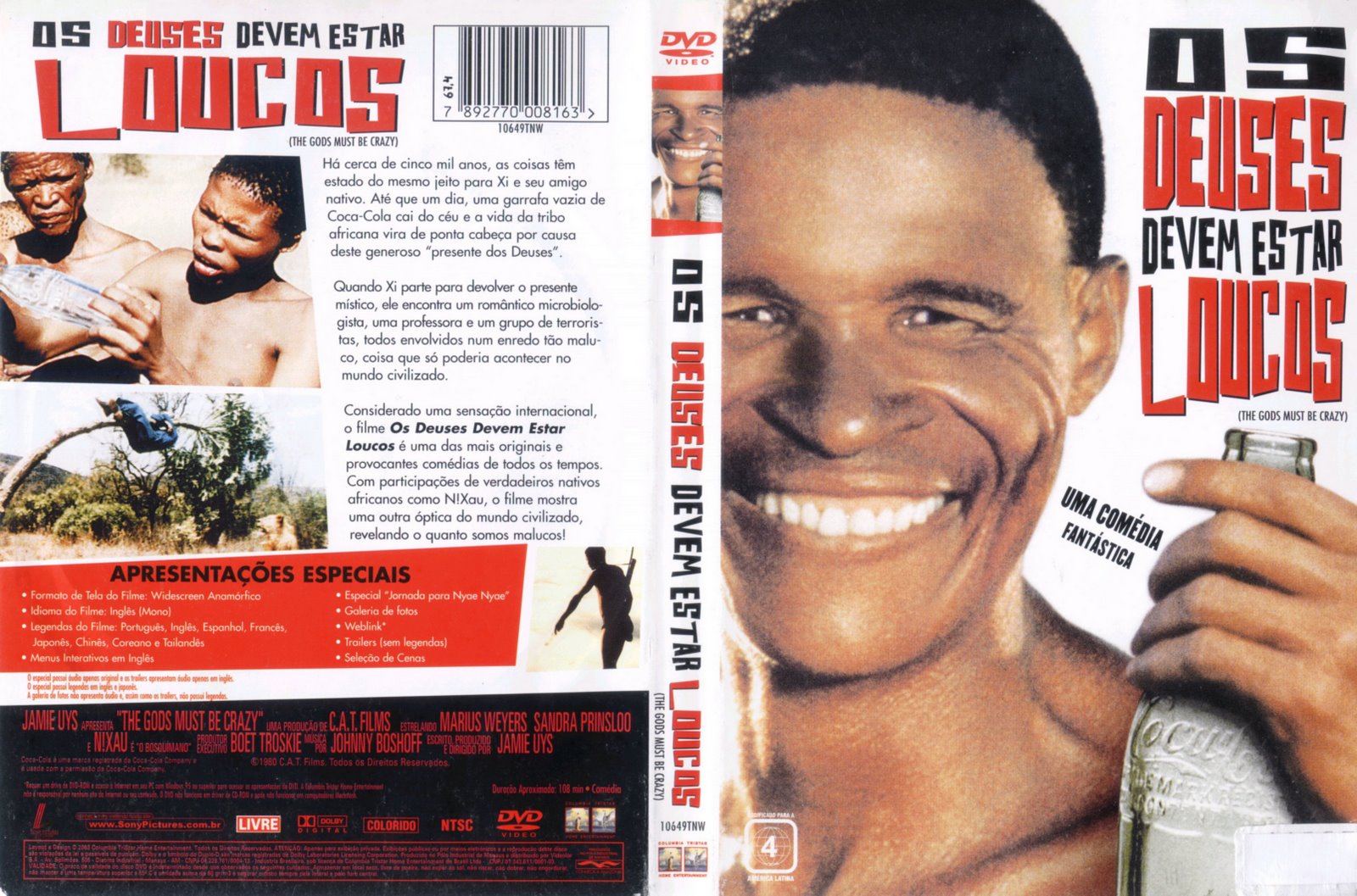 Trilogia Os Deuses Devem Estar Loucos 1,2 e 3