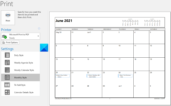 imprimir calendario de perspectiva