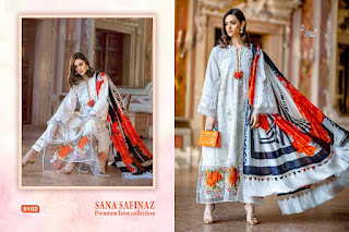 Shree Fab Sana Safinaz Lawn Collection Pakistani Suits