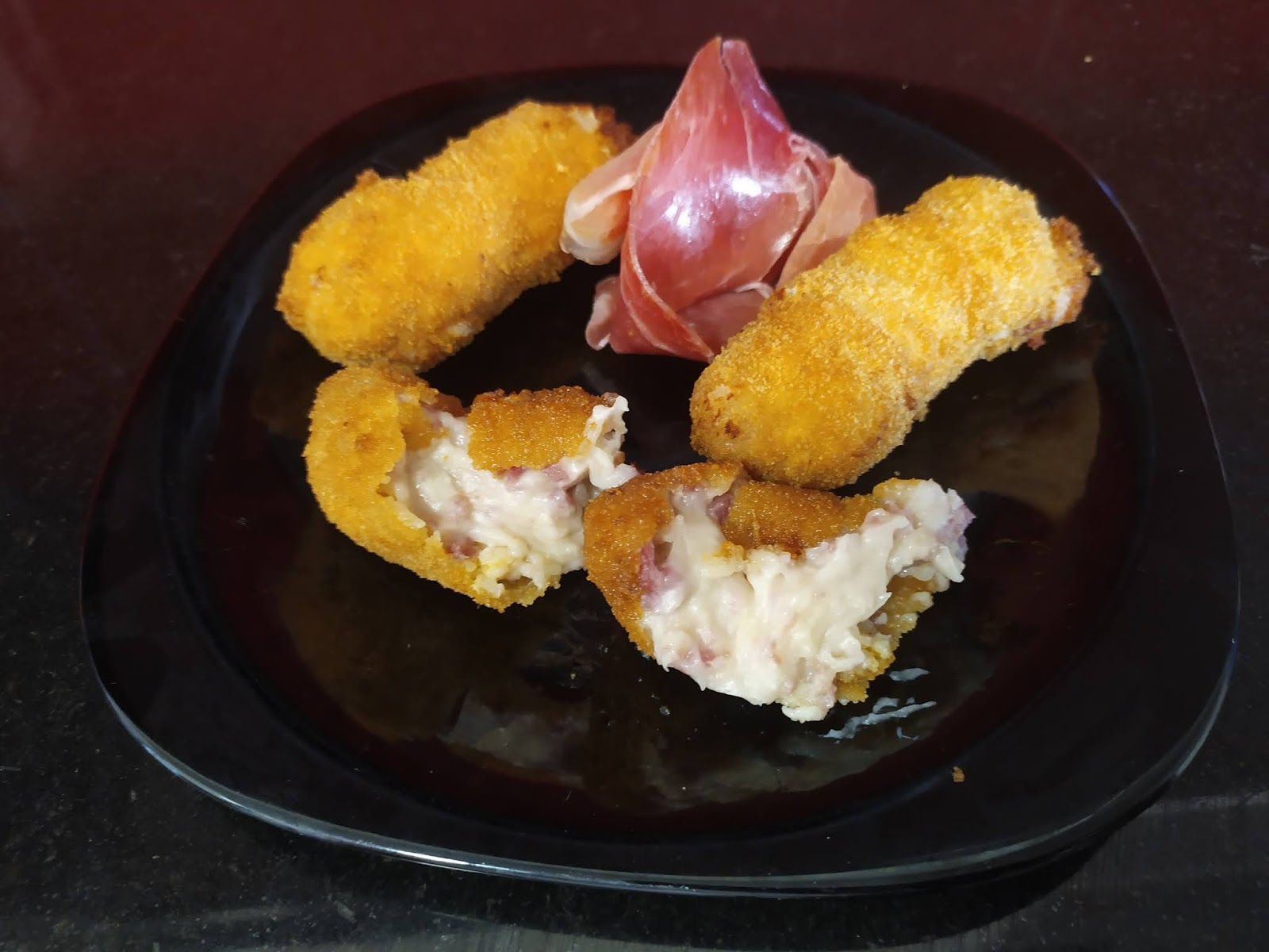 CROQUETAS DE JAMON SERRANO en monsieur cuisine