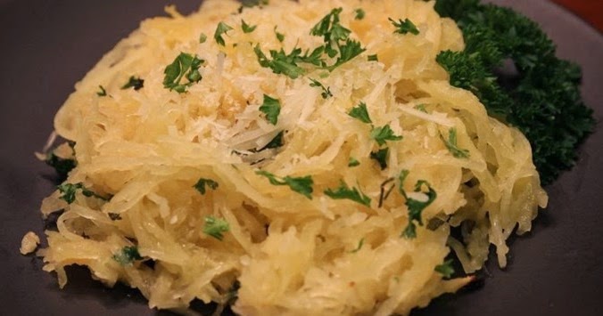 Strong and Beyond: Garlic Butter Spaghetti Squash