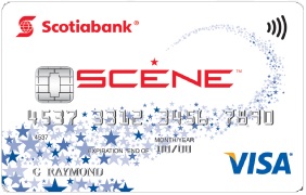 Scotiabank Scene VISA credit card (front)