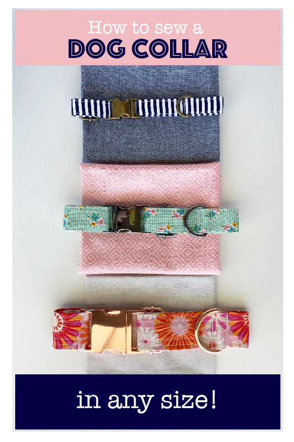 Woodberry Way Fabric Dog Collar Tutorial