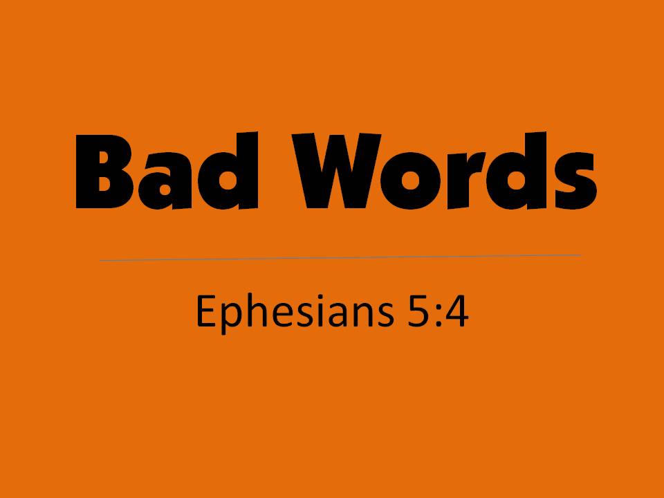 [Matt's Messages] "Bad Words" ~ Matt Mitchell - Hot Orthodoxy