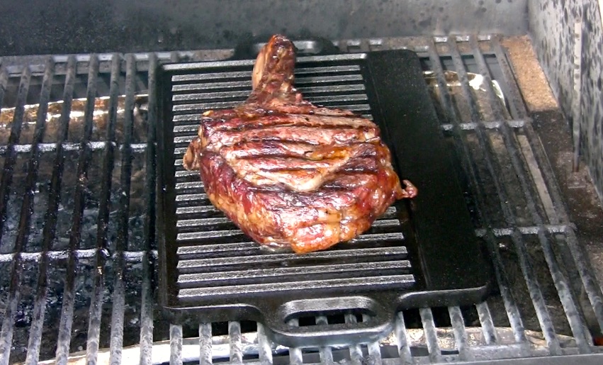 Reverse Searing Cowboy Ribeye Steaks on a CharGriller Pellet Grill