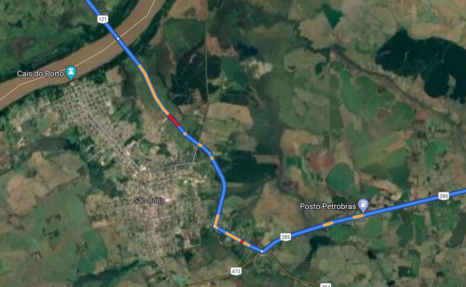 En auto a Brasil, Blog de Viaje RUTA VIA SANTO TOMÉ SAO BORJA BR 285 (y 282)