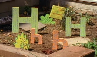 The letter H grow in a garden. Sesame Street Episode 4071