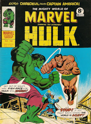 Mighty World of Marvel #148, Hulk vs Namor