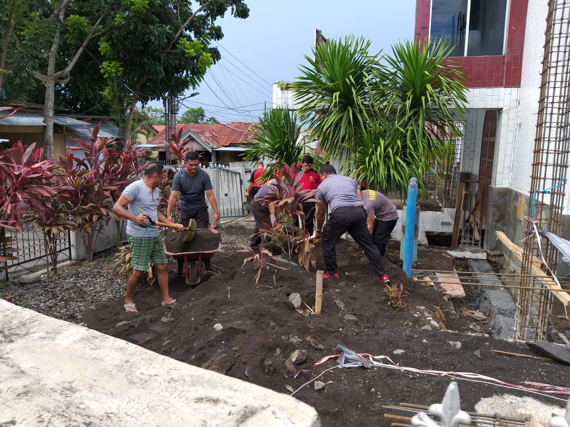 TRIBRATANEWSBITUNG Menyambut HUT Bhayangkara Ke73, Polres Bitung