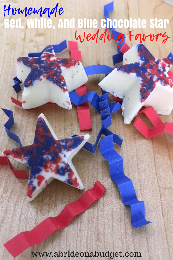 A Bride On A Budget Homemade Red, White, And Blue Chocolate Star