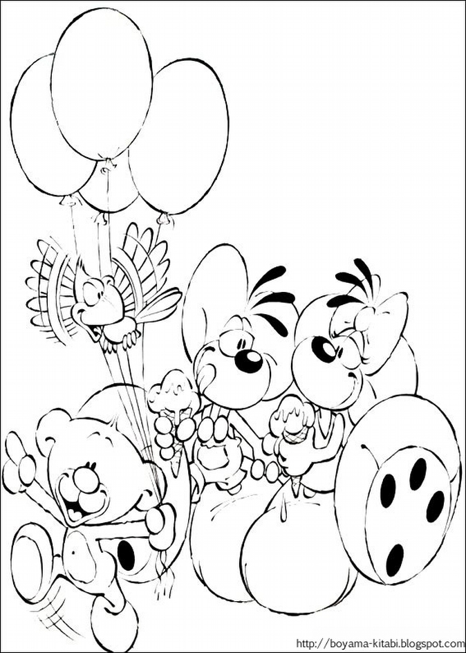 Diddl Coloring 02 | The Coloring Pages - The Coloring Book - Education
