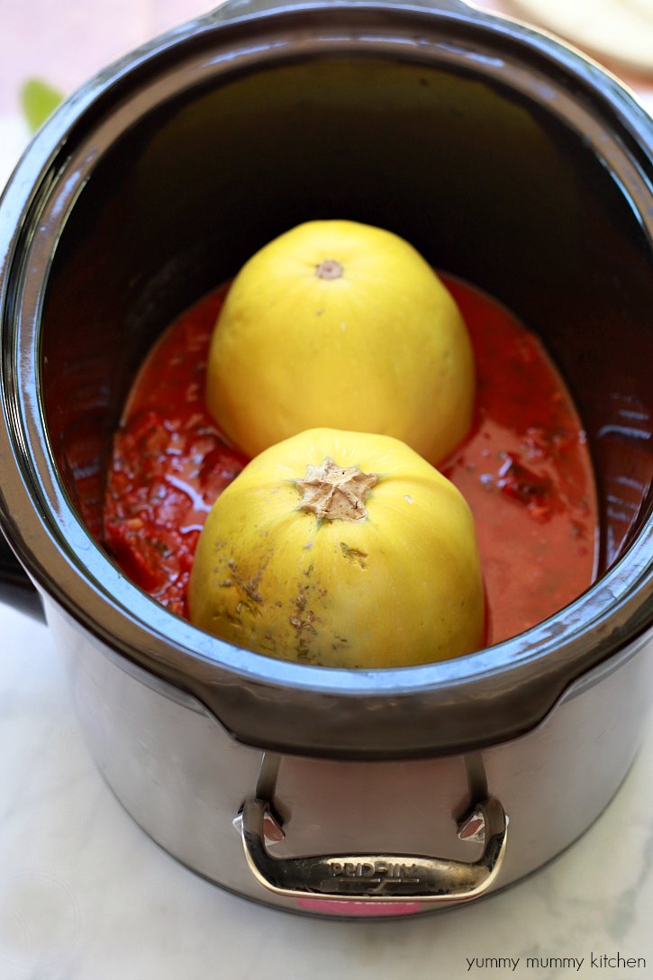 Worksheet To Cook how to cook spaghetti squash 4 ways yummy mummy kitchen a in the slow cooker crock pot