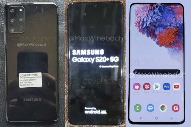 انظر إلى أول صور حقيقية تم تسريبها لهاتف Samsung Galaxy S20 +