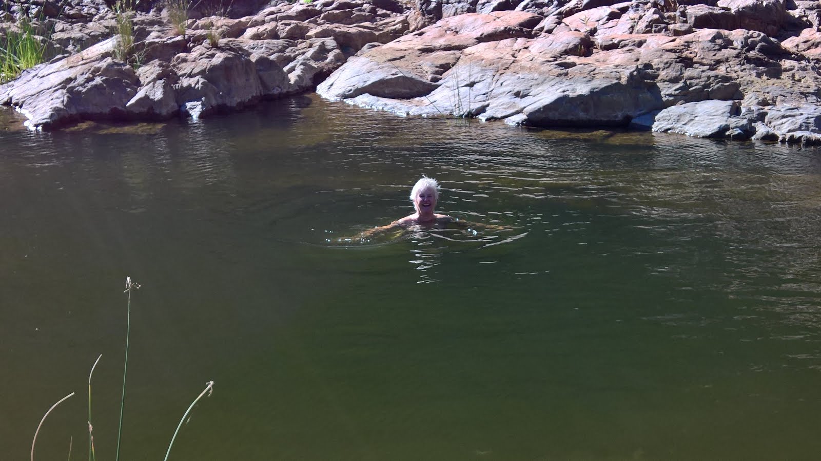 Swim in Glen Herring gorge