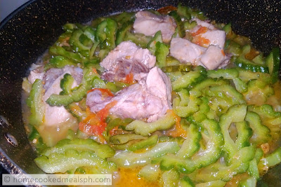 Chicken and Ampalaya Guisado