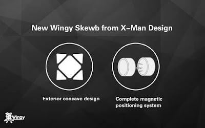 Concave Design merupakan terobosan terbaru dari X-Man Design untuk rubik skewbnya