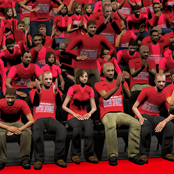 NBA 2K14 L.A. Clippers Playoffs Crowd Mod