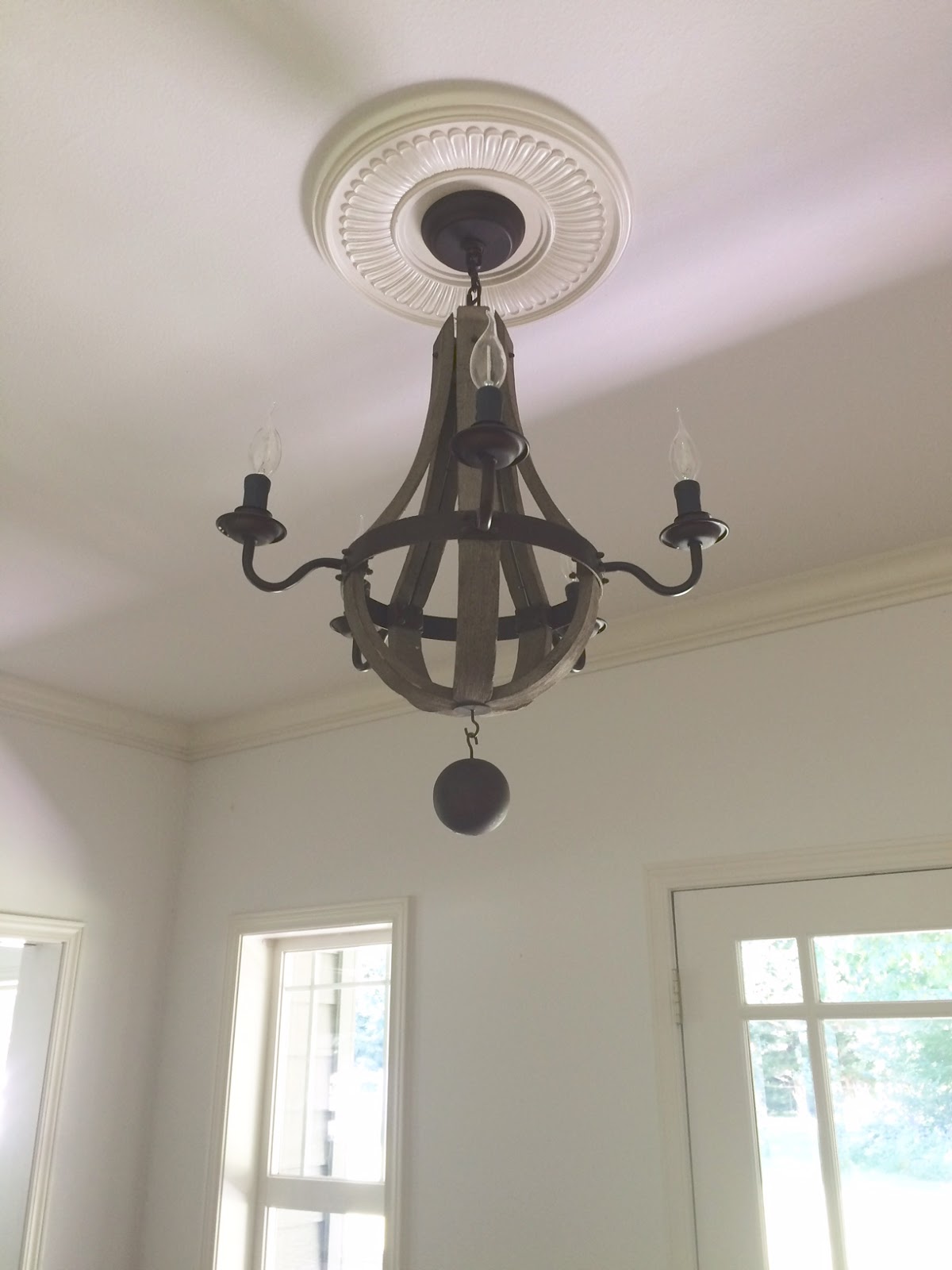 Little Farmstead A Farmhouse Entryway Chandelier...