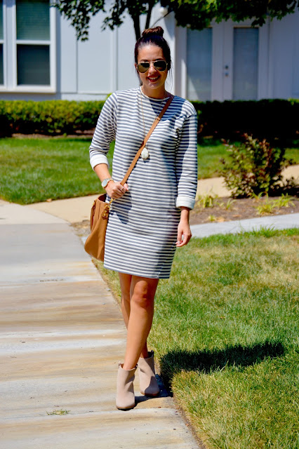 Rosy Outlook: Fall Transition Dress