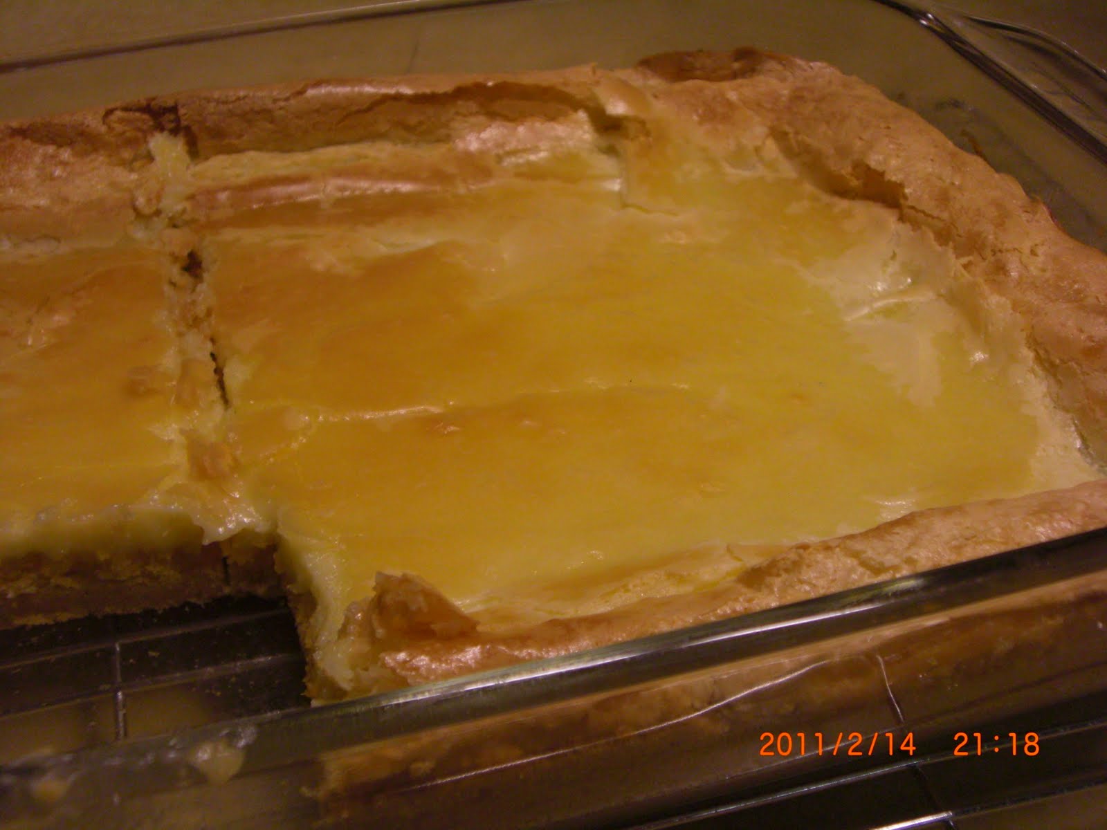 Betty's Ramblings Chess Squares or Gooey Butter Cake