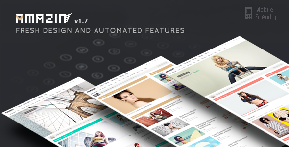 Amazin Responsive Multipurpose Blogger Template