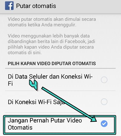 Cara Mematikan Autoplay Video di Facebook Cara Mematikan Autoplay Video di Facebook