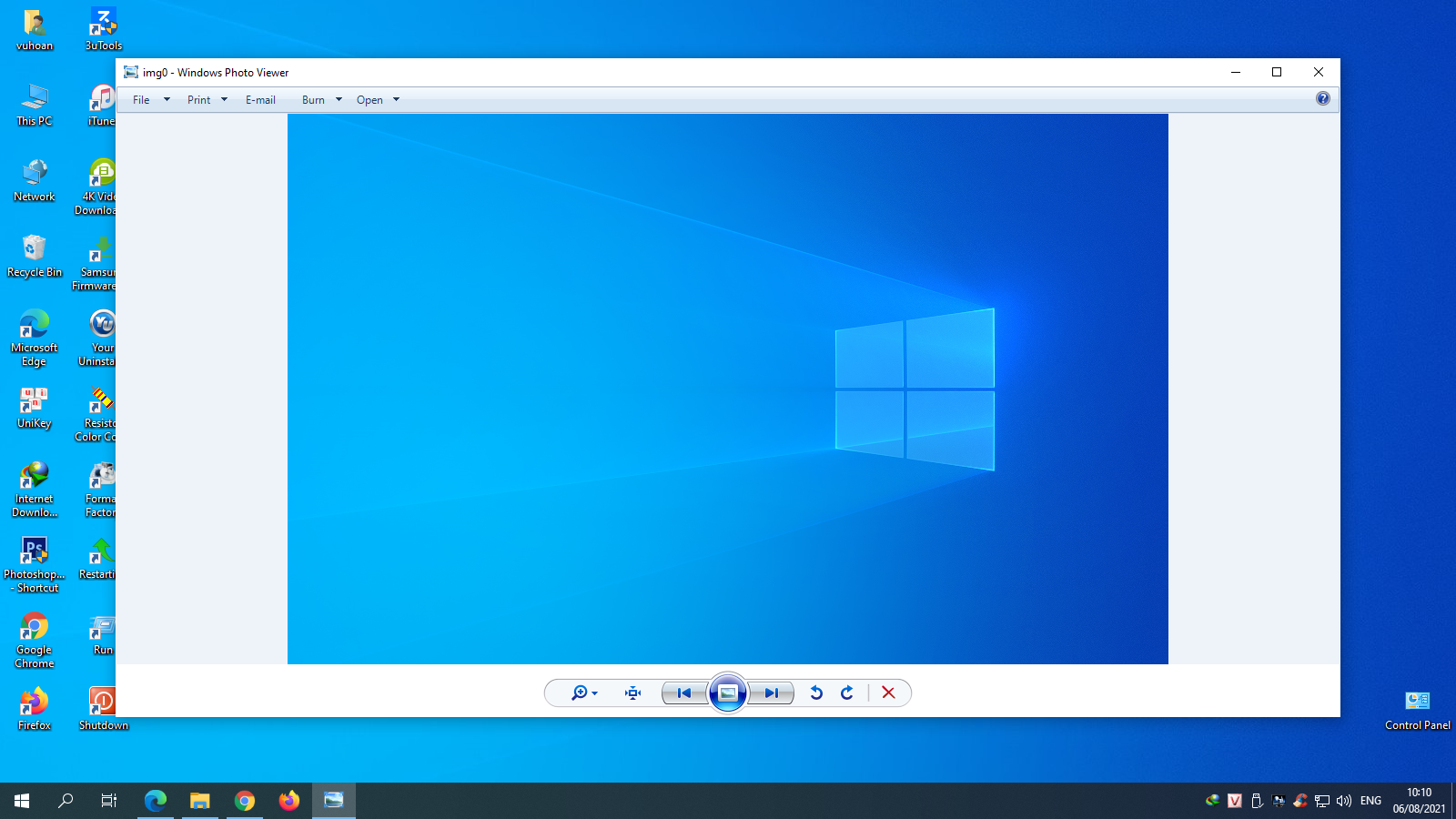 Thủ thuật khôi phục trình xem ảnh Windows Photo Viewer