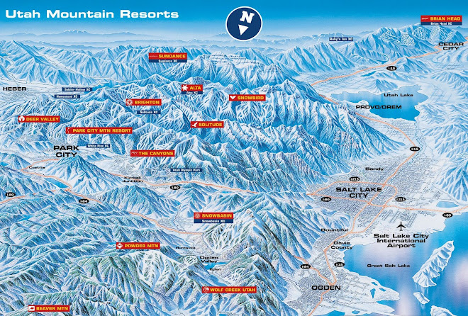 Ski resorts in Utah- http://www.skiutah.com/winter/resorts