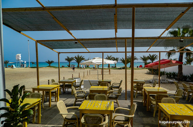 Restaurante da Ângela, Praia de Santa Maria, Cabo Verde