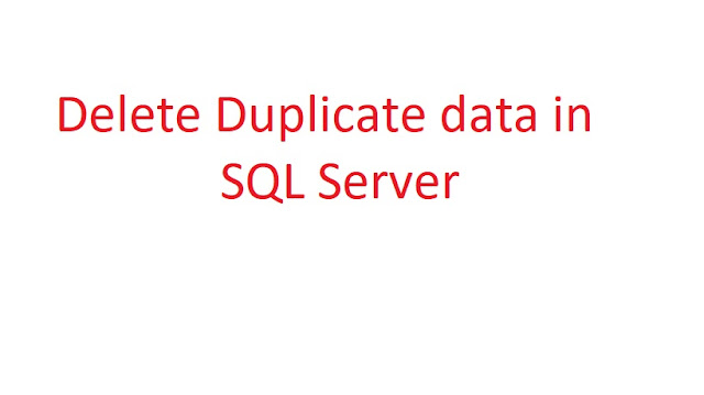 Delete Duplicate Data From Database Delete Duplicate Data From Database