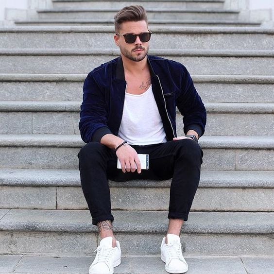 Blazer Roupas Masculinas De Inverno Blazer Tenis Tendencia Inverno