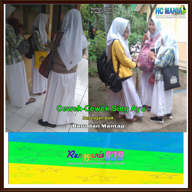 Gambar Soloan Spektakuler Terbaik di Indonesia - Gambar Siswa-Siswi SMA Negeri 1 Ngrambe Cover Berseragam Batik - 9 RG