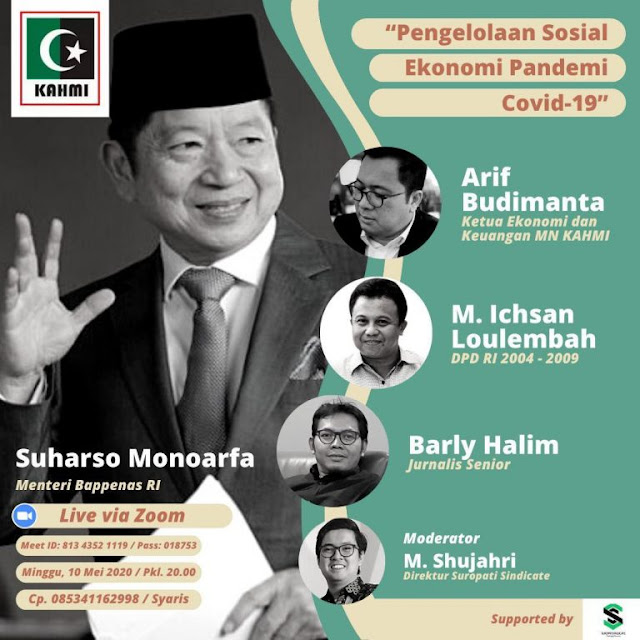 Dari Diskusi Virtual KAHMI, Kepala Bappenas Usulkan Reformasi Sistem Kesehatan Nasional Dari Diskusi Virtual KAHMI, Kepala Bappenas Usulkan Reformasi Sistem Kesehatan Nasional