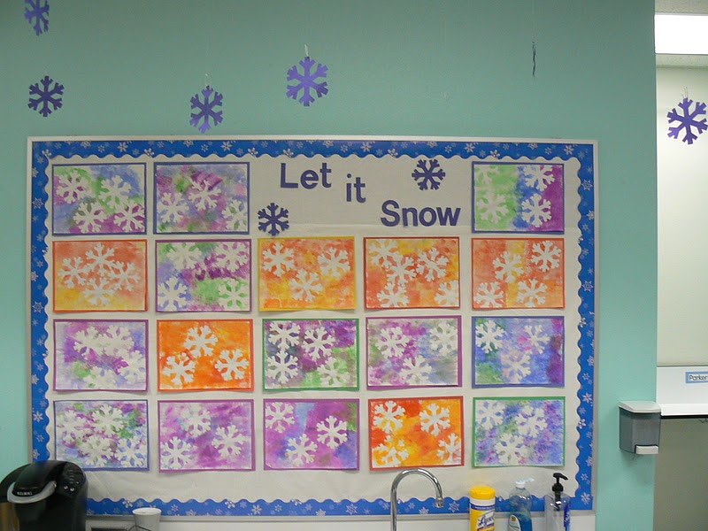 Mrs. T's First Grade Class: Snowflake Art