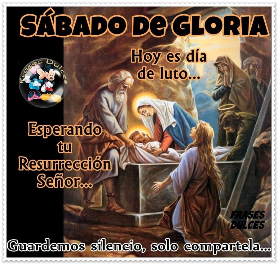 En un jardín...: Sábado Santo: Silencio