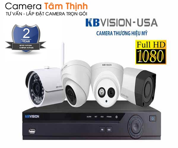 Bộ 4 Camera KBVISION