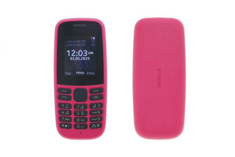 Điện thoại Nokia 105 DS Hồng 2019 – Hàng chính hãng