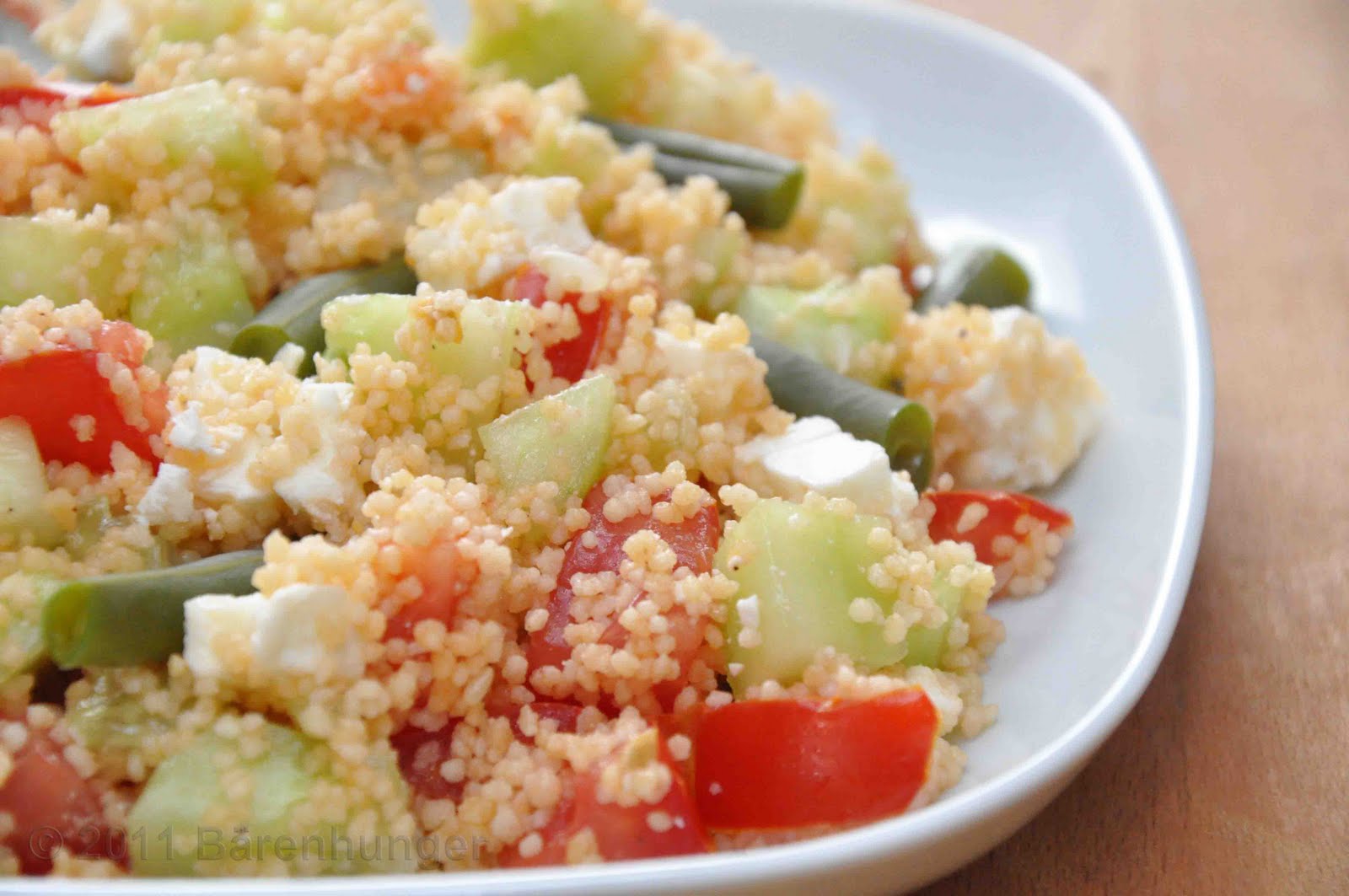 Couscous Salat mit Fisolen | Bärenhunger