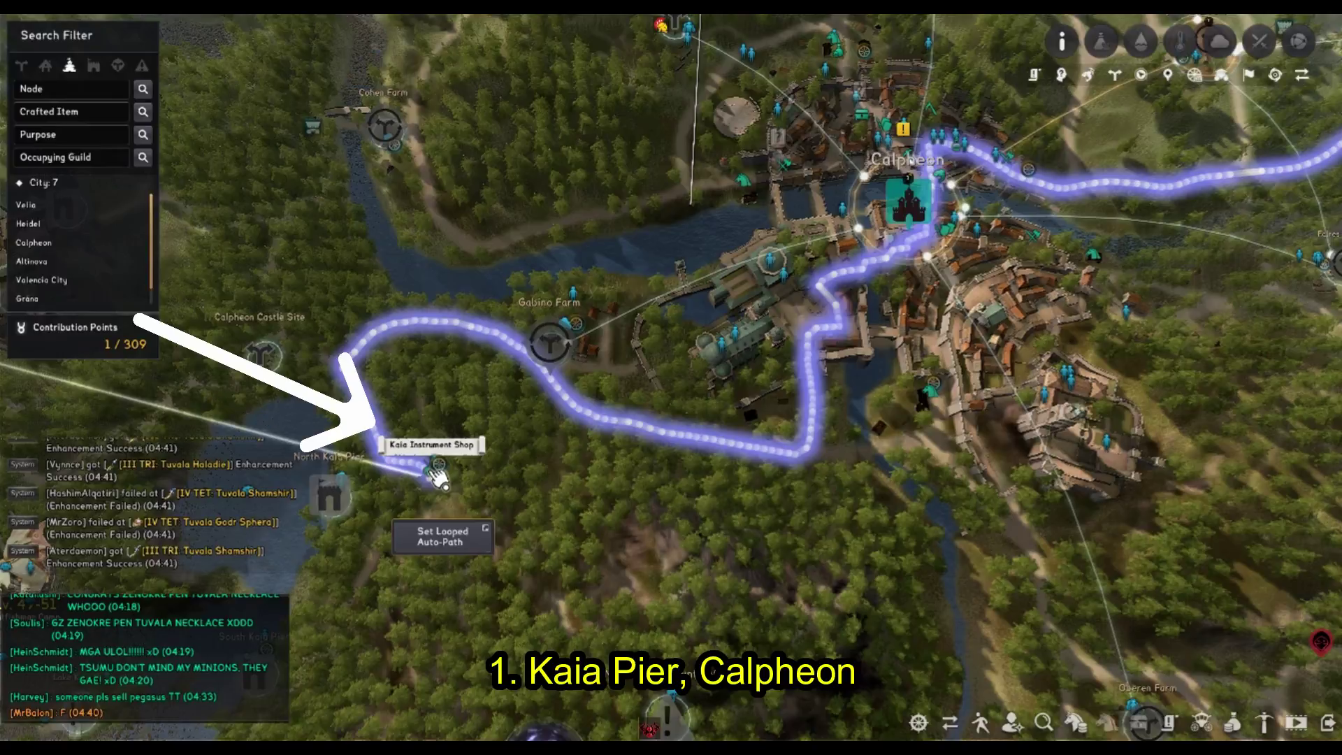 NINESAUR Black Desert Online Honor of Calpheon Shai Quest